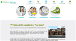 Desktop Screenshot of healingspringspharmacy.com